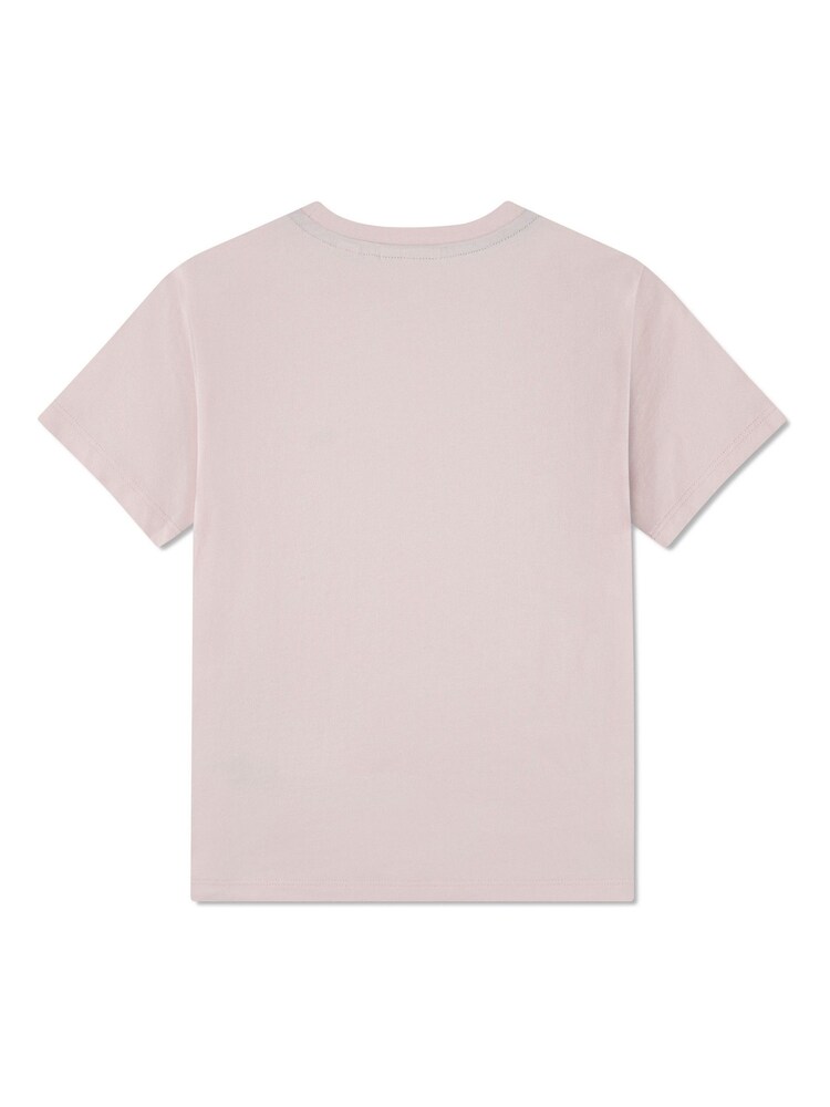 Lacoste Pink Core Logo T-Shirt - Image 2 of 3