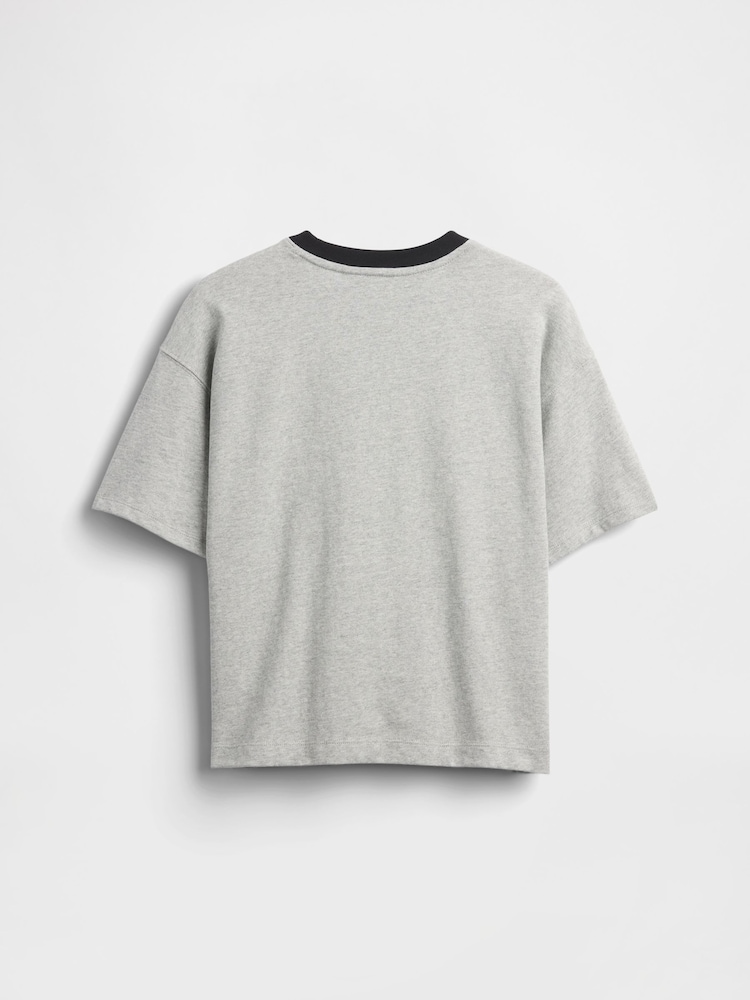 Gap Grey Star Wars Graphic Crew Neck Short Sleeve T-Shirt (4-13yrs) (4-13yrs) - Image 2 of 3 Gap Grey Star Wars Graphic Crew Neck Short Sleeve T-Shirt (4-13yrs) (4-13yrs) - Image 2 of 3