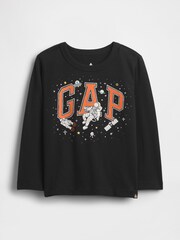 Gap Black Graphic Logo T-Shirt (6mths-5yrs) - Image 1 of 2