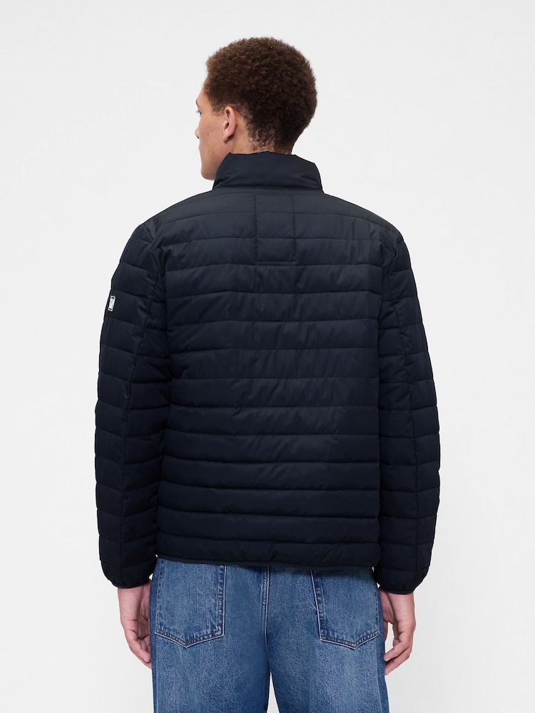 Gap Navy Relaxed Cold Control Puffer Jacket - Image 2 of 4