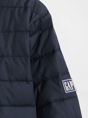 Gap Navy Relaxed Cold Control Puffer Jacket - Image 4 of 4