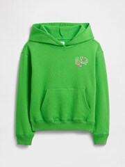 Gap Green Relaxed Logo Hoodie (4-13yrs) (4-13yrs) - Image 1 of 3