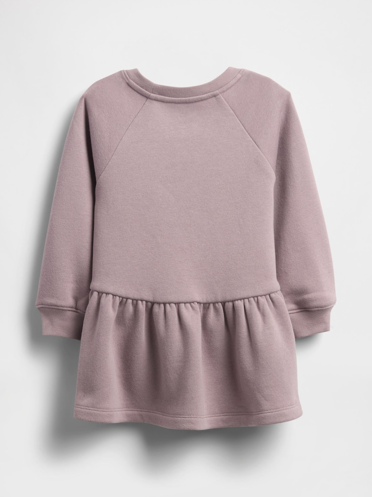 Gap Purple Sweatshirt Dress (2-5yrs) - Image 2 of 3