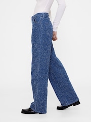 Gap Bajo Rise Denim Tweed Loose Jeans - Imagen 3 de 7