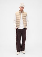Gap Cream Shower Resistant Cold Control Puffer Gilet - Image 5 of 6
