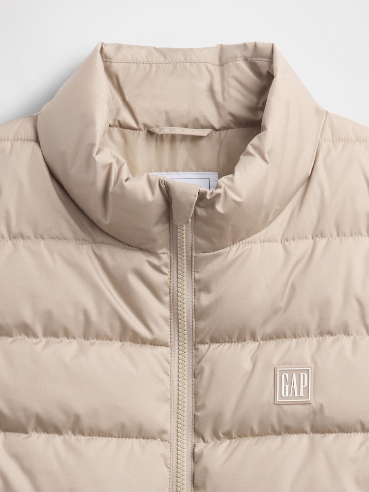 Gap Cream Shower Resistant Cold Control Puffer Gilet - Image 6 of 6 Gap Cream Shower Resistant Cold Control Puffer Gilet - Image 6 of 6