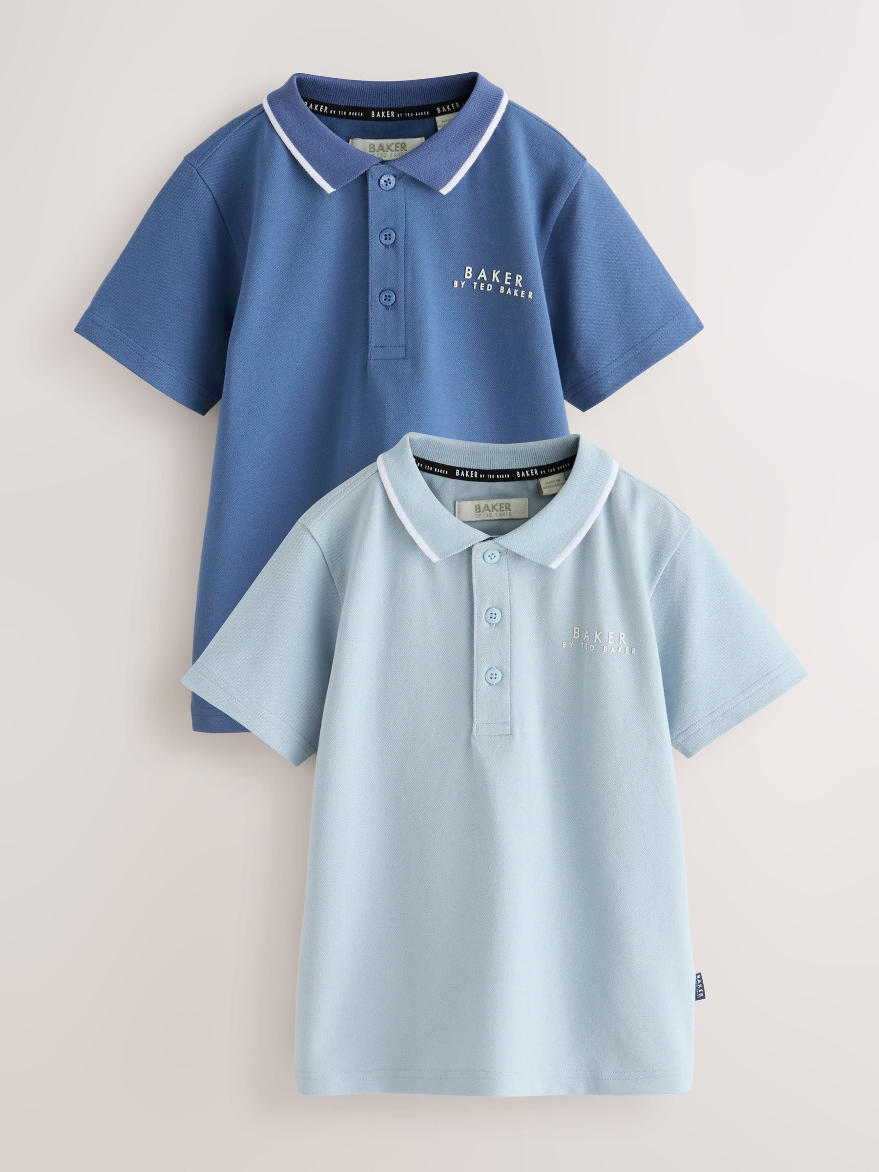 Next：日本 ブルー - Baker by Ted Baker ポロシャツ 2 枚組 from Next 