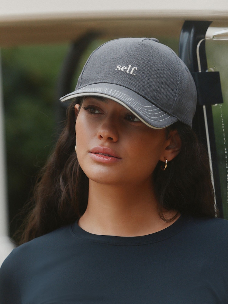 Gri - self. Șapcă cu slogan - Imaginea 1 din 2 Gri - self. Șapcă cu slogan - Imaginea 1 din 2