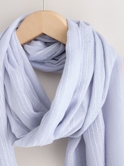 Blue Sparkle Lightweight Scarf - Image 5 of 6