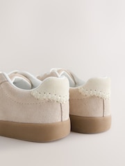 Neutral Elastic Lace Trainers - Image 3 of 5