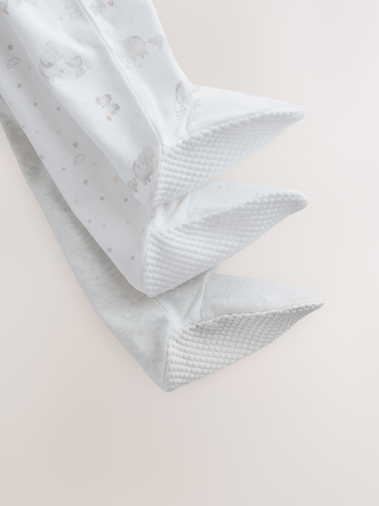 Grey Elephant Baby Sleepsuits 3 Pack (0-2yrs) - Image 12 of 12