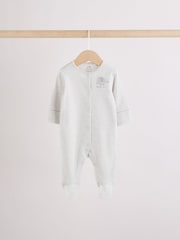Grey Elephant Baby Sleepsuits 3 Pack (0-2yrs) - Image 5 of 12