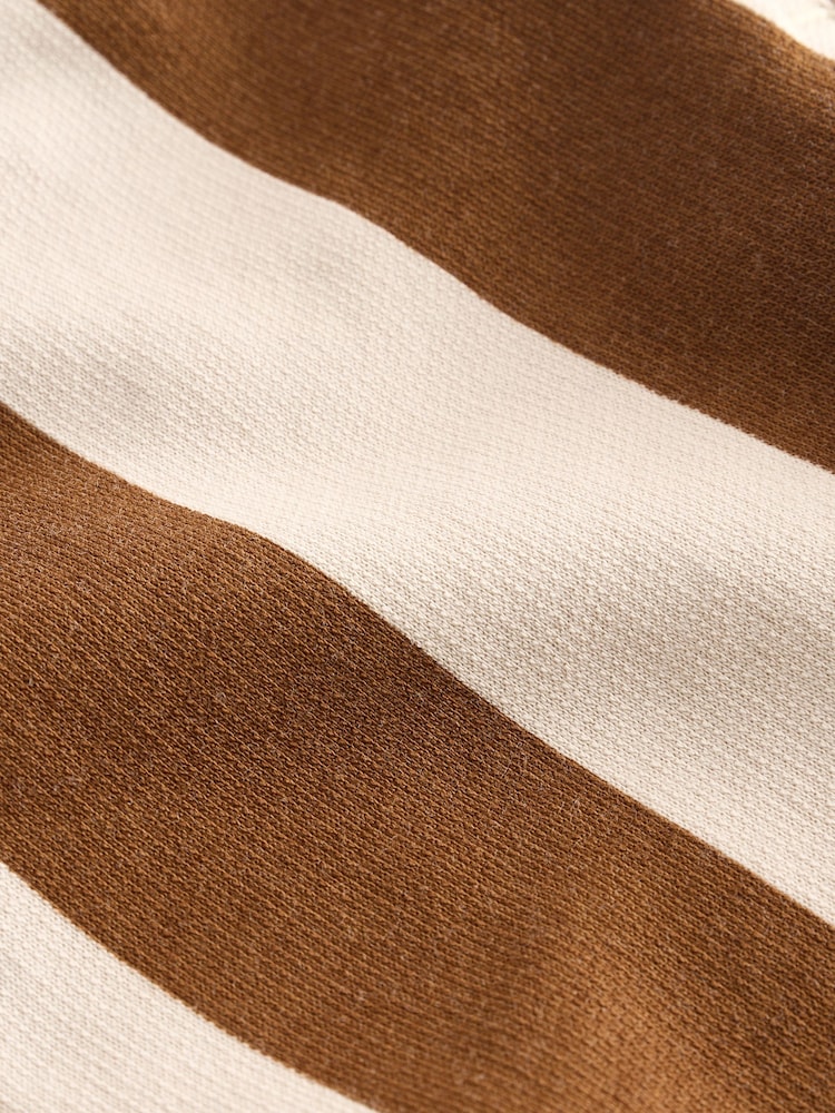 بني شوكولاتة وبيج فاتح - شورت جيرسيه (3 أشهر-7 سنوات) - صورة 9 من 9