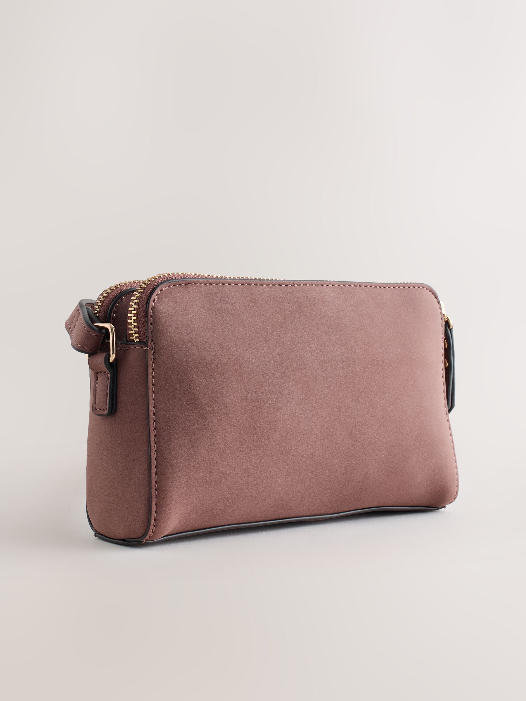 Buy Pink Double Zip Cross Body Bag from Next USA