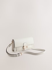 White Hardware Cross-Body Bag - Image 1 of 5