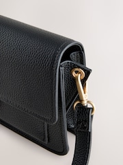 Black Hardware Cross-Body Bag - Image 6 of 8