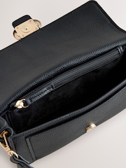 Black Hardware Cross-Body Bag - Image 8 of 8