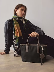 Black Nylon Cross-Body Bag - Image 1 of 10