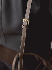 Black Nylon Cross-Body Bag - Image 5 of 10