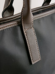 Black Nylon Cross-Body Bag - Image 9 of 10