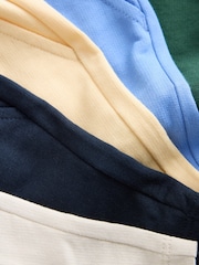 Blue/Yellow/ Navy Blue 5 Pack Jersey Shorts (3mths-7yrs) - Image 8 of 9