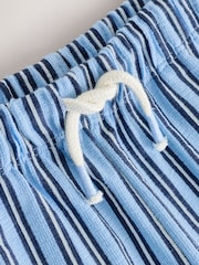 Blue Navy Stripe Textured Lightweight Joggers (3mths-7yrs) - Image 7 of 8