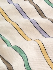 Multi Pastel Stripe Textured Lightweight Joggers (3mths-7yrs) - Image 4 of 4