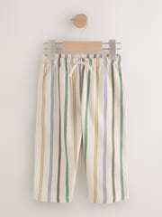 Multi Pastel Stripe Textured Lightweight Joggers (3mths-7yrs) - Image 5 of 8
