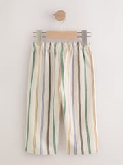 Multi Pastel Stripe Textured Lightweight Joggers (3mths-7yrs) - Image 6 of 8