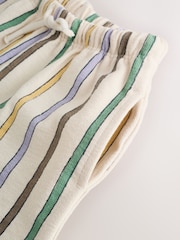 Multi Pastel Stripe Textured Lightweight Joggers (3mths-7yrs) - Image 8 of 8