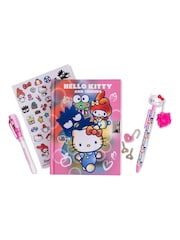 Peers Hardy Pink Hello Kitty Secret Diary With Magic Ink Pen + Topper Pen Stationery Set - Image 1 of 4