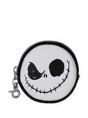 Peers Hardy Disney Nightmare Before Christmas Face Cookie Coin Black Purse - Image 1 of 2