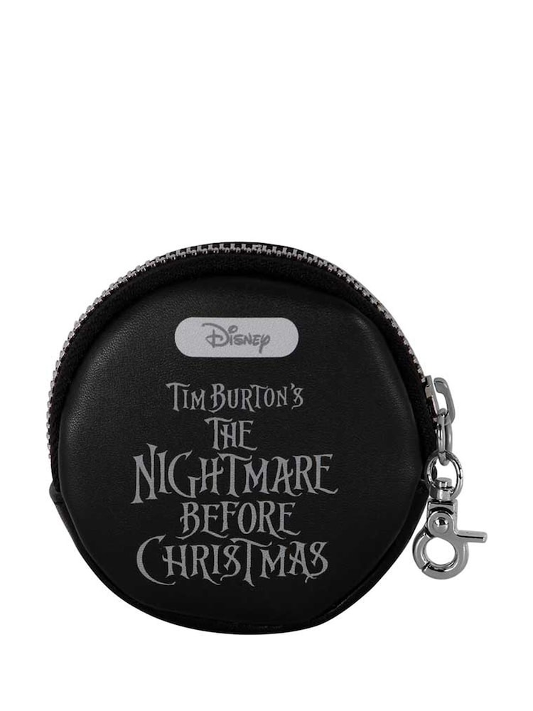 Peers Hardy Disney Nightmare Before Christmas Face Cookie Coin Black Purse - Image 2 of 2
