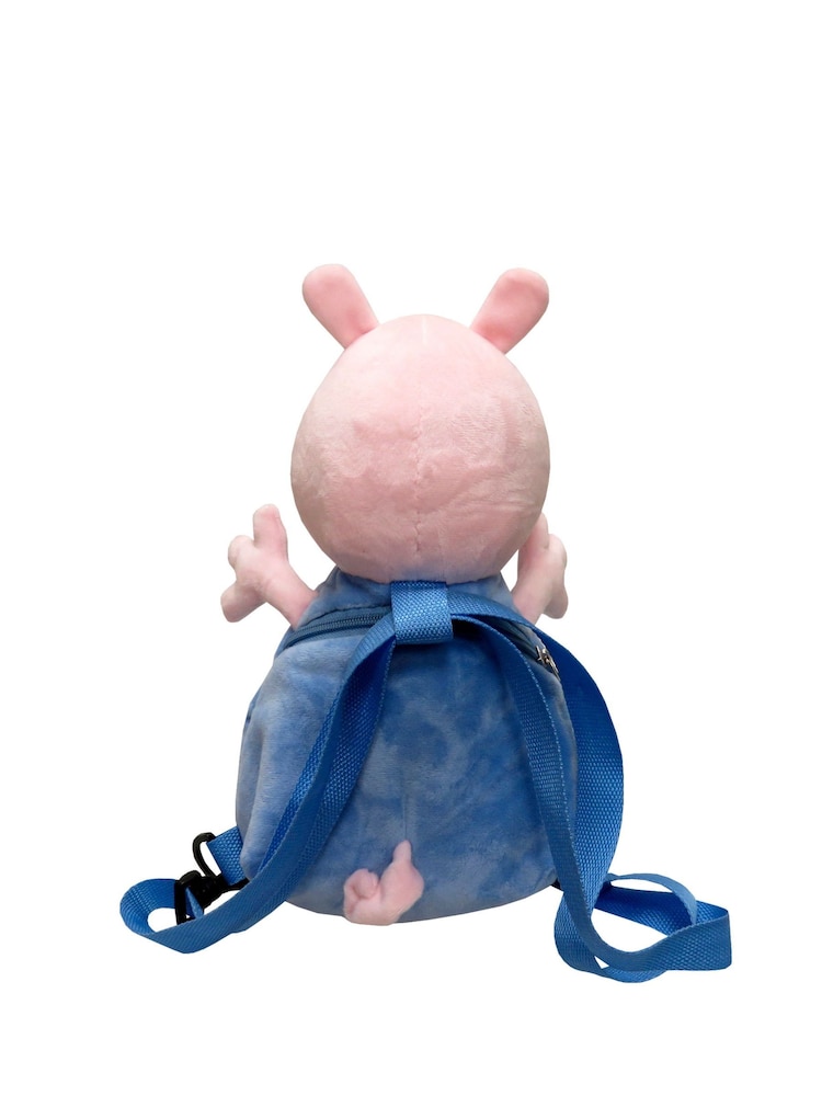 Peers Hardy Blue Peppa Pig 3D Plush Backpack - Image 3 of 3