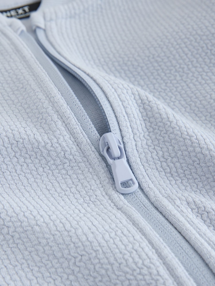 Blue Jersey Bomber and Shorts Set (3mths-7yrs) - Image 5 of 5 Blue Jersey Bomber and Shorts Set (3mths-7yrs) - Image 5 of 5