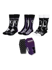 Peers Hardy Wednesday Black Socks 3 Pack - Image 5 of 5