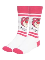 Peers Hardy Pink Toy Story Print Socks 3 Pack - Image 2 of 7