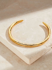 Personalised Talon Open Cuff Bangle by Posh Totty Designs - Image 1 of 3