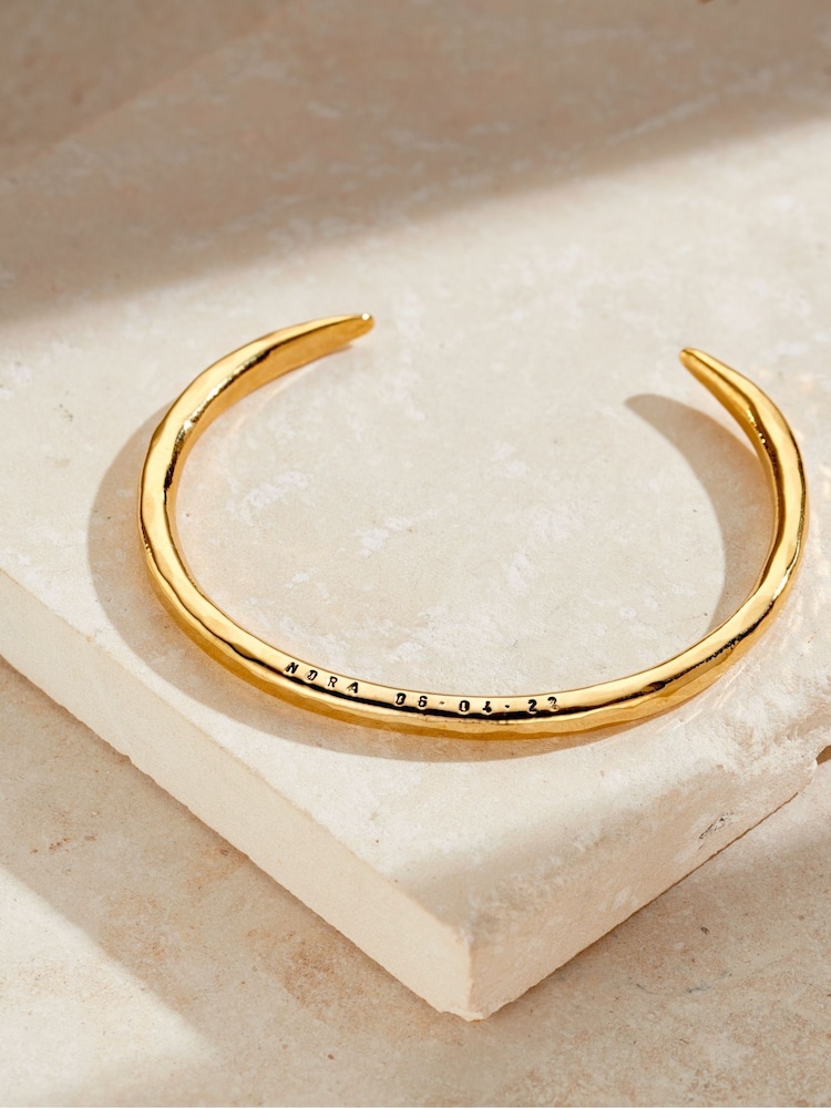 Personalised Talon Open Cuff Bangle by Posh Totty Designs - Image 1 of 3 Personalised Talon Open Cuff Bangle by Posh Totty Designs - Image 1 of 3