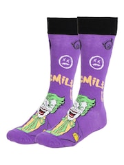 Peers Hardy Batman Joker Print Black Socks 3 Pack - Image 2 of 6