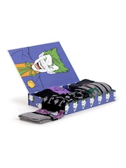 Peers Hardy Batman Joker Print Black Socks 3 Pack - Image 5 of 6