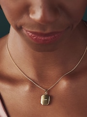 Personalised Rectangle Locket Necklace by Posh Totty Designs - Image 4 of 5