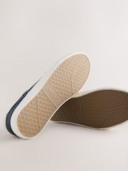 כחול כהה - Low Court Trainers - תמונה 6 מתוך 6