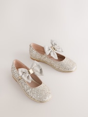 Or - Chaussures Baker by Ted Baker Nœud Ocassion Mary Jane - Image 1 de 6