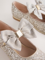 Or - Chaussures Baker by Ted Baker Nœud Ocassion Mary Jane - Image 3 de 6