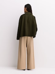 Joseph Green Kalaa Light Palm Leaf Double Faced Jacket - Image 3 of 8