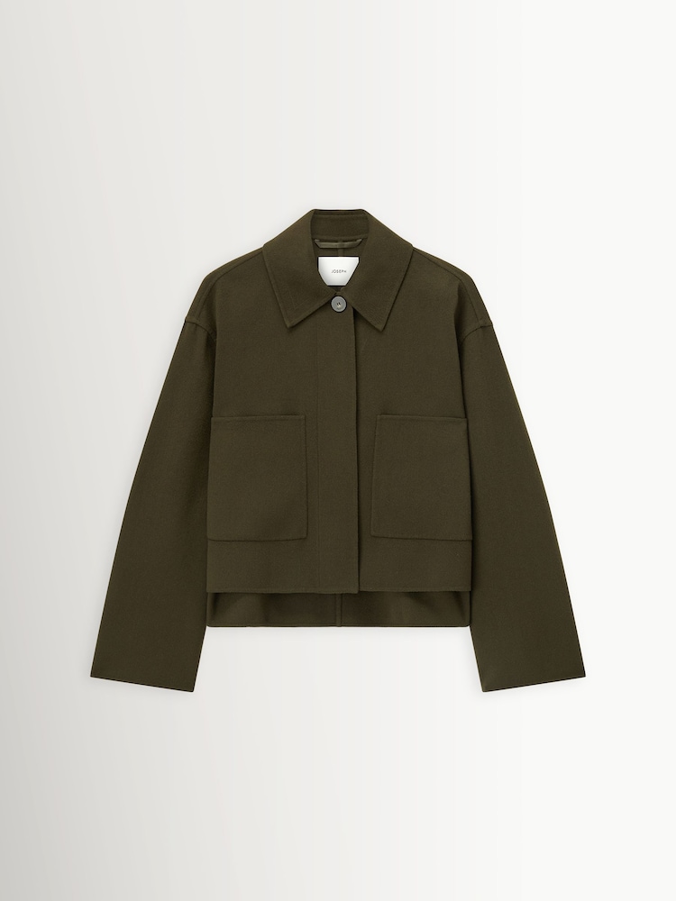 Joseph Green Kalaa Light Palm Leaf Double Faced Jacket - Image 8 of 8