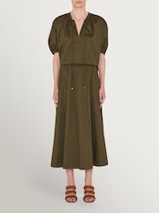 Joseph Green Manar Cotton Palm Leaf Skirt - Image 1 of 3