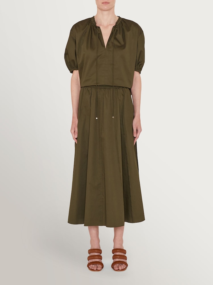 Joseph Green Manar Cotton Palm Leaf Skirt - Image 1 of 3