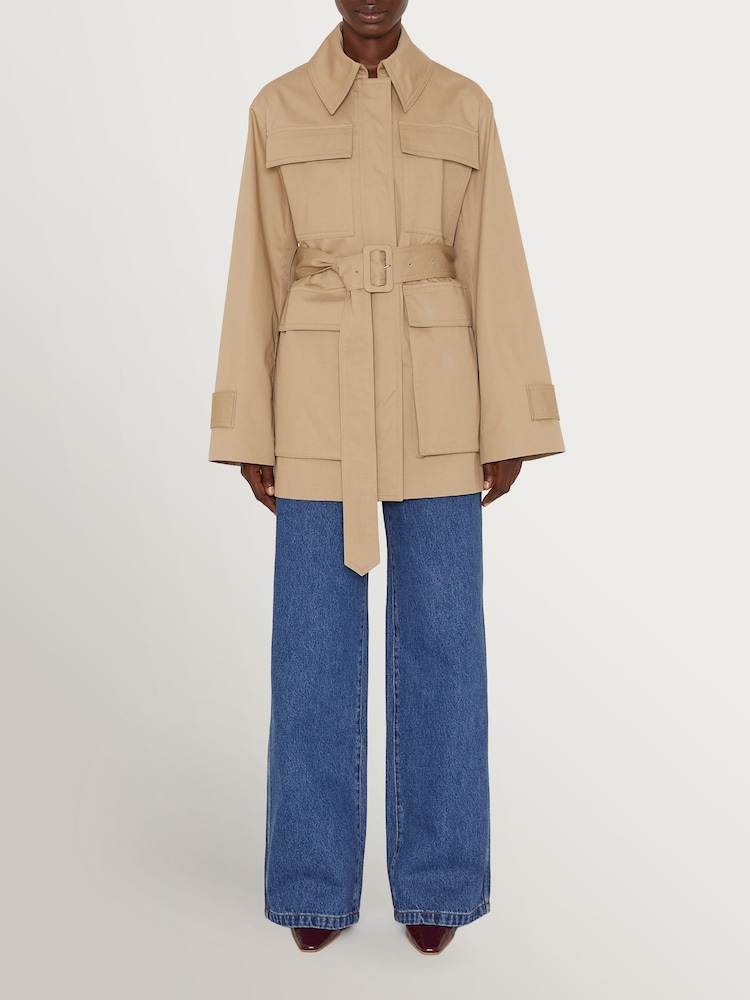 Joseph Brown Shama Cotton Dark Powder Coat - Image 1 of 5